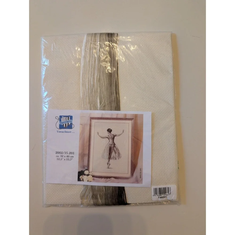 Verachtert Counted Cross Stitch Kit Sealed 2002 Ballerina Dancer 12.5